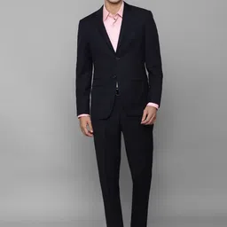 Allen Solly Single-Breasted Slim Fit Two Piece Suit-27