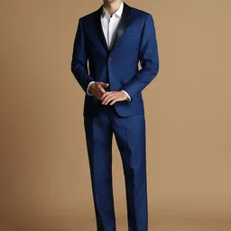 Allen Solly Slim Fit Single-Breasted Formal Two Piece Suit-picture-22