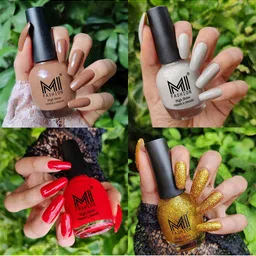 MI FASHION Set of 4 High Shine Vernis A Ongles Nail Polish 15ml Each - 22, 68, 71, 86-image-76