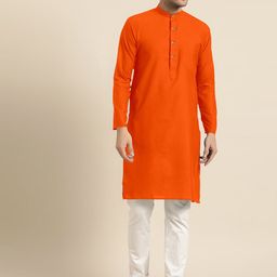 Shiv Leela Regular Pure Cotton Kurta with Pyjamas-picture-10