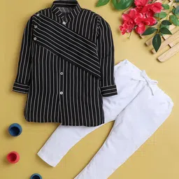 Jeetethnics Boys Striped Regular Kurta with Pyjamas-10