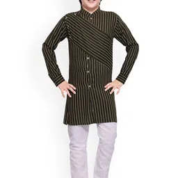 BAESD Boys Striped Regular Kurta with Pyjamas-38