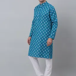 Jompers Ethnic Motifs Printed Mandarin Collar Kurta with Churidar-picture-53