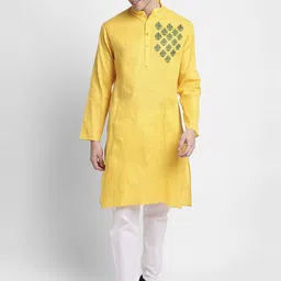 DEVOILER Ethnic Motifs Printed Kurta With Trousers-picture-12