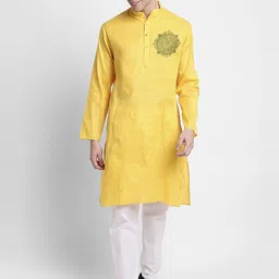 DEVOILER Ethnic Motifs Printed Kurta With Trousers-picture-50