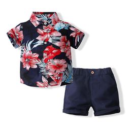 StyleCast x Revolte Boys Printed Pure Cotton Shirt with Shorts-image-4