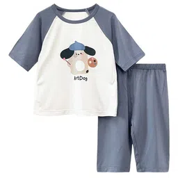 StyleCast x Revolte Boys Printed Cotton Night Suit-picture-49
