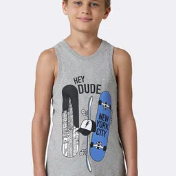 Van Heusen Boys Printed Pure Cotton Innerwear Vests IKBBTS1GM62002-image-43