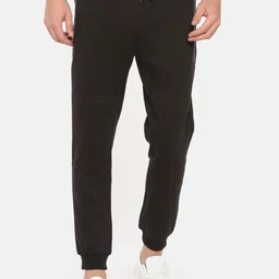 t-base Men Black Cotton Track Pants-image-59