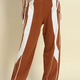 PockMAN Women Colourblocked Relaxed-Fit Track Pant-picture-12