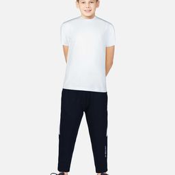 Gini and Jony Boys Navy-Blue Solid Cotton Track Pant-image-90