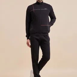 Sweet Dreams Black Geometric Printed Tracksuit-picture-6