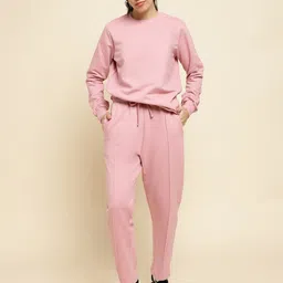 UnaOne Women Round Neck Pure Cotton Tracksuit-picture-10