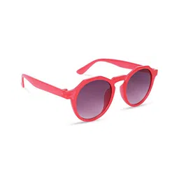 DukieKooky Kids Round Sunglasses with UV Protected Lens-DKSG416F-14