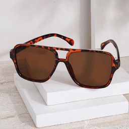 JOKER & WITCH Unisex Printed Oversized Sunglasses with UV Protected Lens JWSG158-34