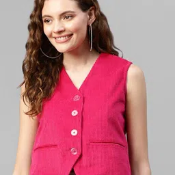 DEEBACO V-Neck Slim-Fit Waistcoat-picture-25