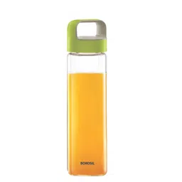 BOROSIL Unisex Transparent-Coloured Microwave Safe Glass Water Bottle 550 ML-13