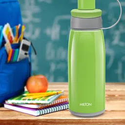 Milton Bravo 400 Green Leak-Proof Double Wall Vaccum Sipper Water Bottle 400 ML-image-74