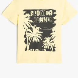 Koton Boys Graphic Printed Cotton T-shirt-picture-18