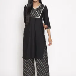 AURELIA Women Ethnic Motifs Printed Kurta with Palazzo-57