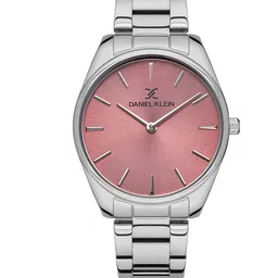 Daniel Klein Premium Women Pink Dial & Bracelet Style Straps Analogue Watch-DK.1.13248-2-image-89