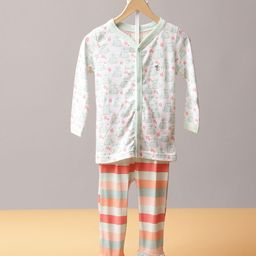 MiArcus Multicoloured Boys Whale Print Bambino Set-19