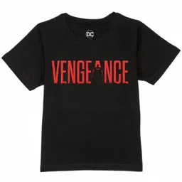 DC by Wear Your Mind Boys Black & Red Pure Cotton Typography Batman T-shirt-image-93