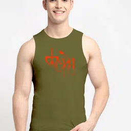 Friskers Mahadev Printed Pure Cotton Basic Innerwear Vest 010224AE610-34-XS-image-38