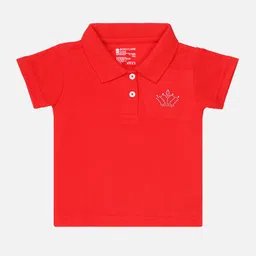 Bodycare Infant Girls Polo Collar Cotton T-Shirt-image-52