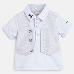 Chicco Boys Printed Polo Collar T-shirt-image-10