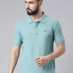 Force NXT Men Solid Polo Collar Super Combed Cotton T-shirt-image-71