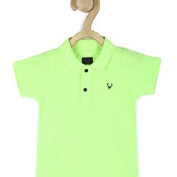Allen Solly Junior Boys Brand Logo Printed Polo Collar T-shirt-image-47
