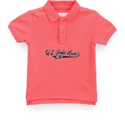 U.S. Polo Assn. Kids Boys Typography Printed Polo Collar T-shirt-picture-16