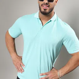 Instafab Plus Polo Collar Cotton Sports T-shirt-image-19