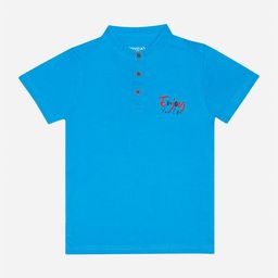DYCA Boys Henley Neck Short Sleeves Cotton T-shirt-16