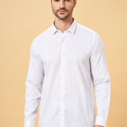 Peregrine by Pantaloons Slim Fit Micro Ditsy Printed Cotton Casual Shirt-image-60