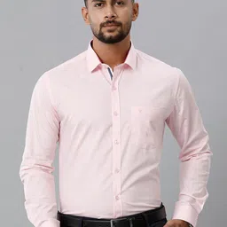 Ramraj Spread Collar Regular Fit Cotton Formal Shirt-image-35