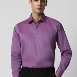 Van Heusen Textured Pure Cotton Formal Shirt-image-33