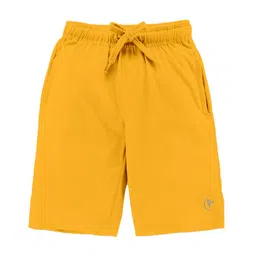 KiddoPanti Boys Mustard Cotton Shorts-picture-35