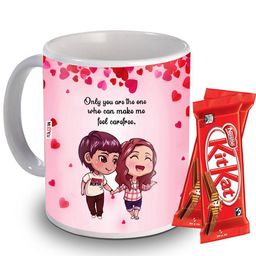 ME & YOU White & Red 3 Pieces Valentine Day Gift Set320 ml-image-96