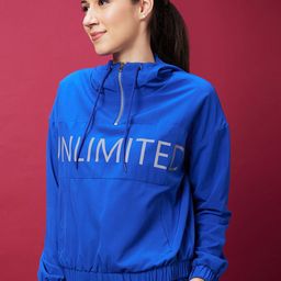 Globus Typography Printed Reflective Strip Bomber Jacket-image-4