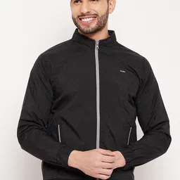 Adobe Men Black Lightweight Bomber Jacket-picture-34