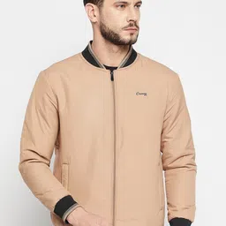 Camey Stand Collar Lightweight Bomber Jacket-picture-23