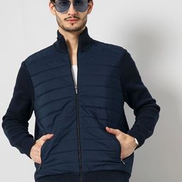 Celio Mock Collar Bomber Jacket-image-80