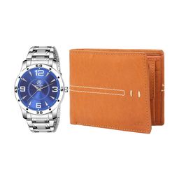MARKQUES Men Orange & Silver Accessory Gift Set-image-95