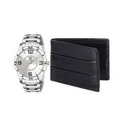 MARKQUES Men Black & Silver Watch And Wallet Accessory Gift Set-image-13