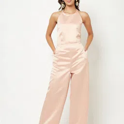 HOUSE OF S Halter Neck Basic Jumpsuit-image-36