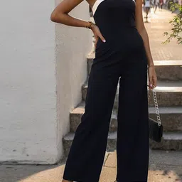 StyleCast x Revolte Black Strapless Sleeveless Basic Jumpsuit-picture-35