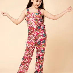 PICCOLO Girls Modal Printed Basic Jumpsuit-image-41
