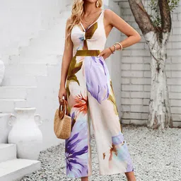 StyleCast Pink Printed Basic Jumpsuit-picture-15